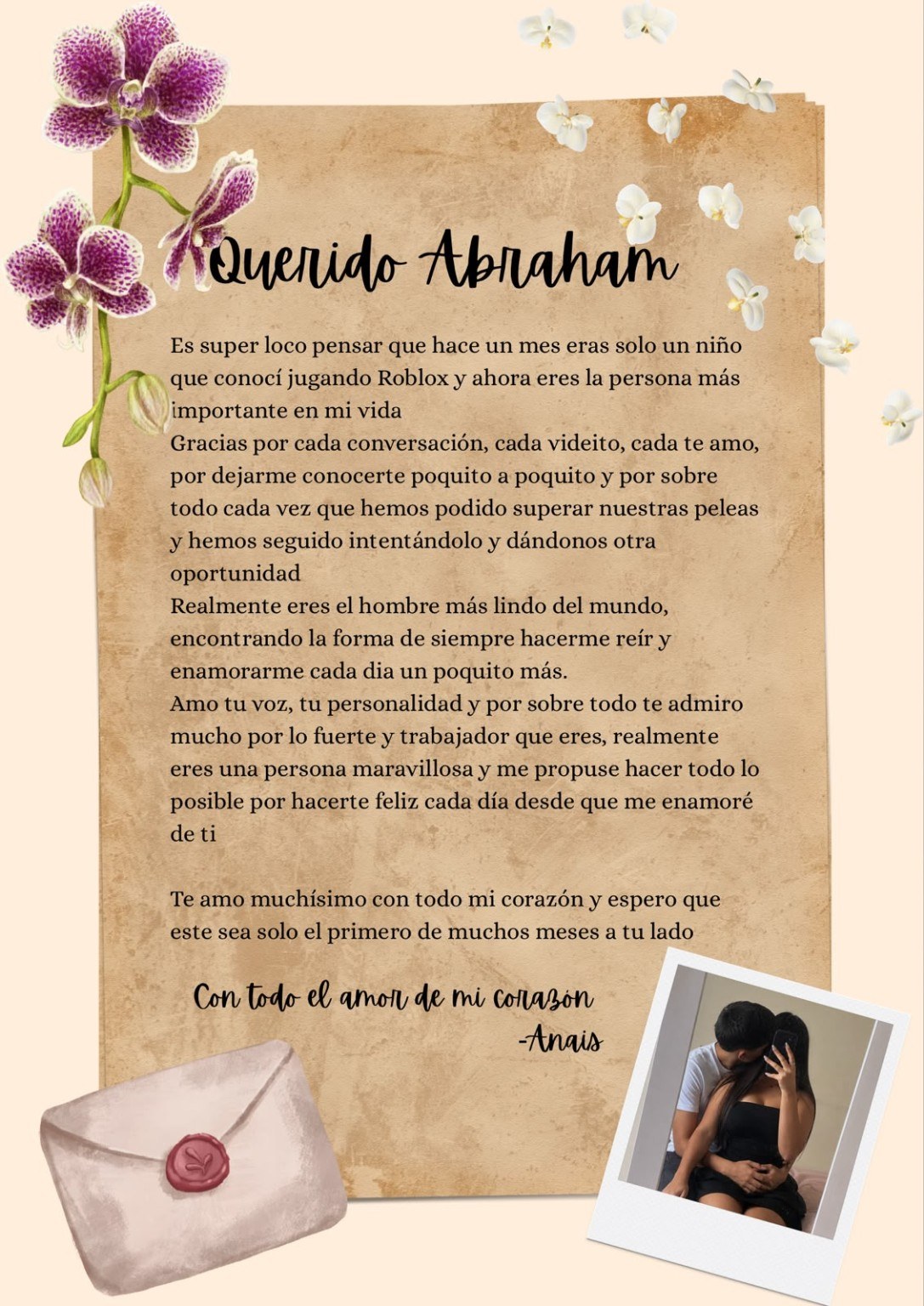 Carta de Anaís